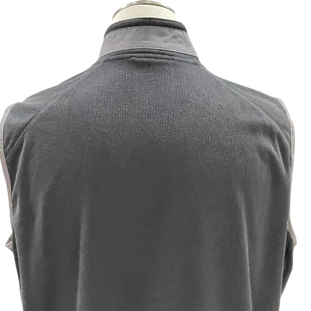 Duluth Trading Mens XL Black Fleece Vest True Grid Outdoor Workwear Hiking Zip - Picture 12 of 13